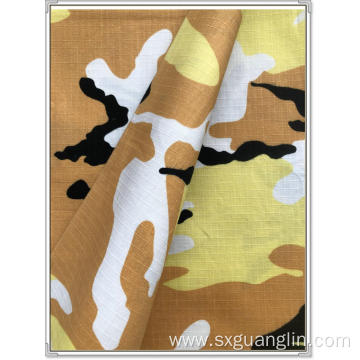 Cotton Spandex Ripstop Print Fabric